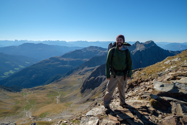 After 9 days, a fully-integrated mountain man, on the Hirzer Peak