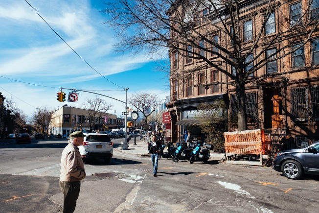 Flatbush and Sterling. That tiny store is where the coffee is.