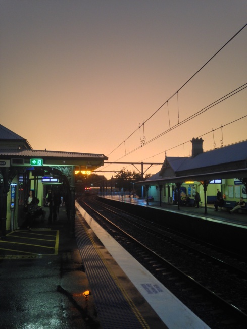 Stanmore train station, 27 Dec. 2014.