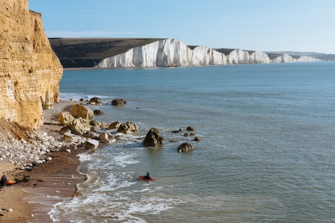 I spent a few minutes here watching the waves; they drag the stones back into the water, and as they tumble it sounds like the crackle of fireworks.