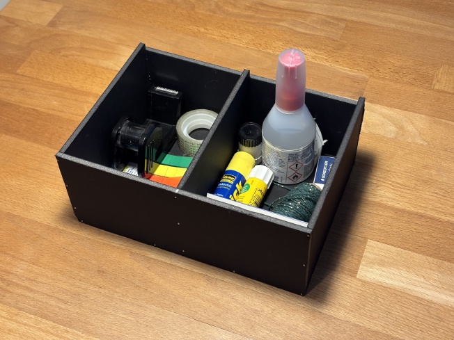 Figuring out the pinning / gluing order is left as an exercise to the reader.
It’s pinned / glued on the underside, too.