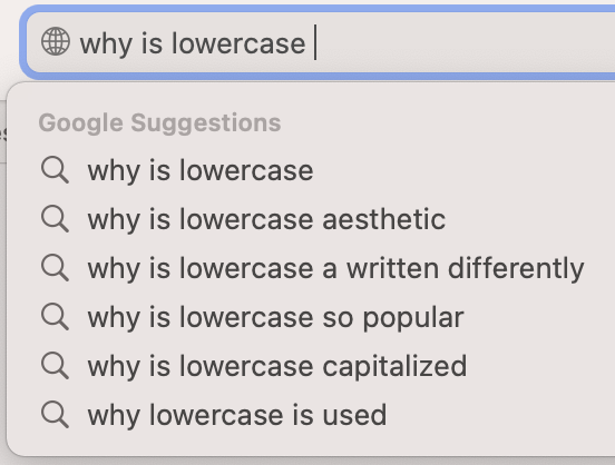 &lsquo;why is lowercase aesthetic&rsquo; is a sentence that wouldn&rsquo;t have made any sense twenty years ago