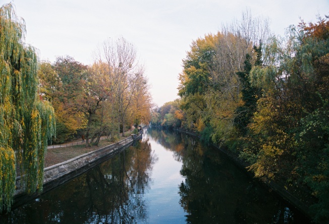 The Landwehr Canal from the Waterloo Brücke, Autumn 2018