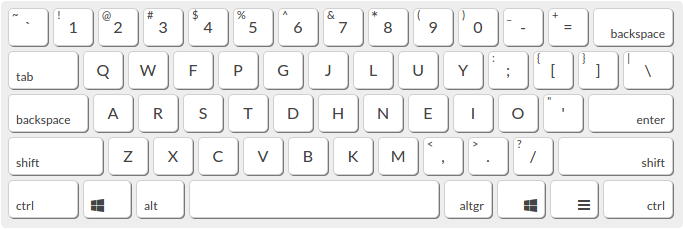 alternate keyboard layout